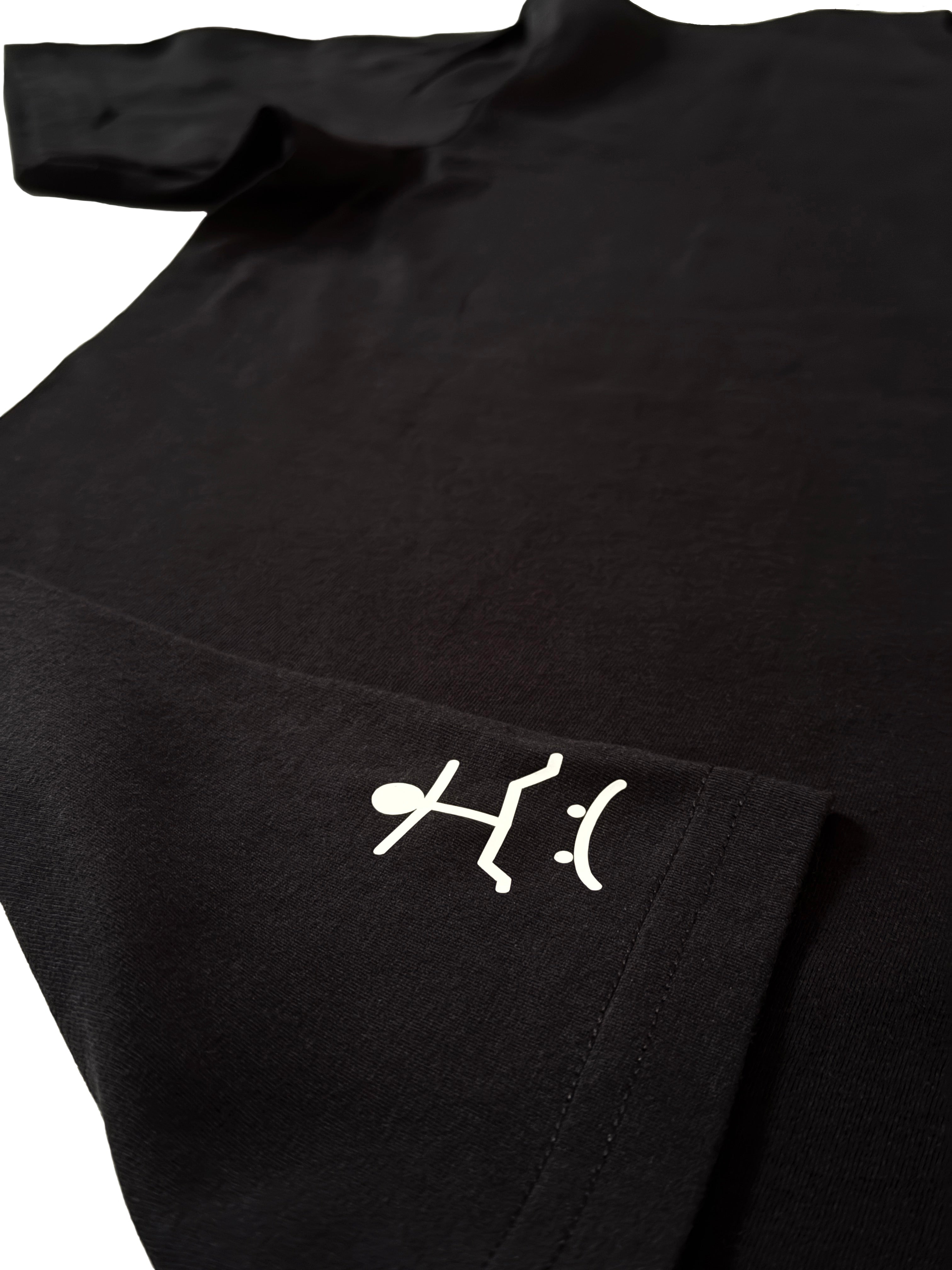 Smile unisex t-shirt (black)