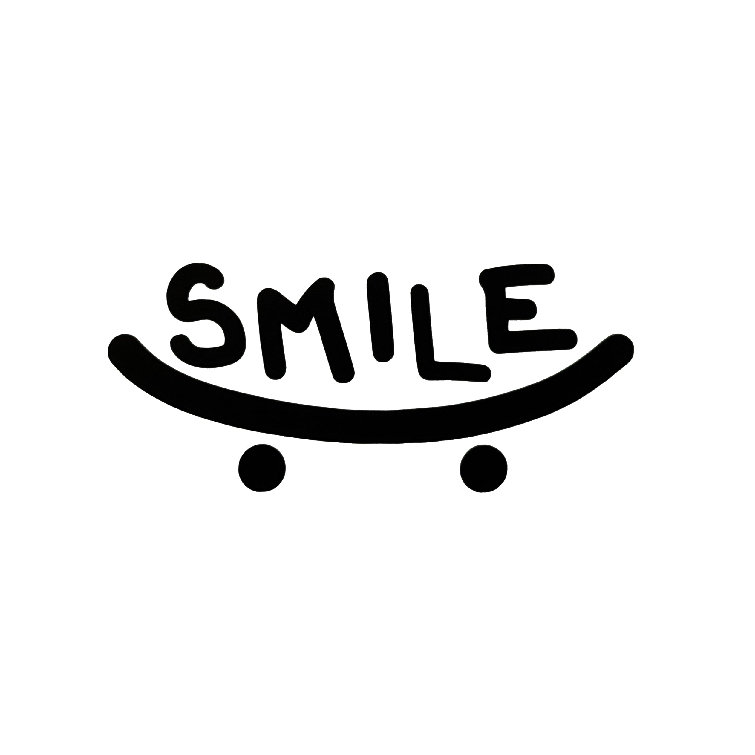 Smile decal