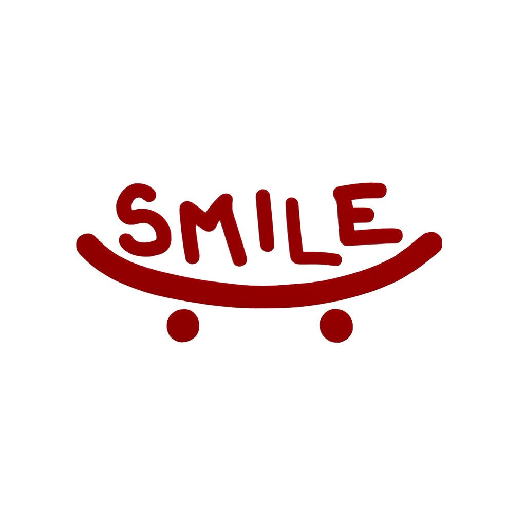 Smile decal