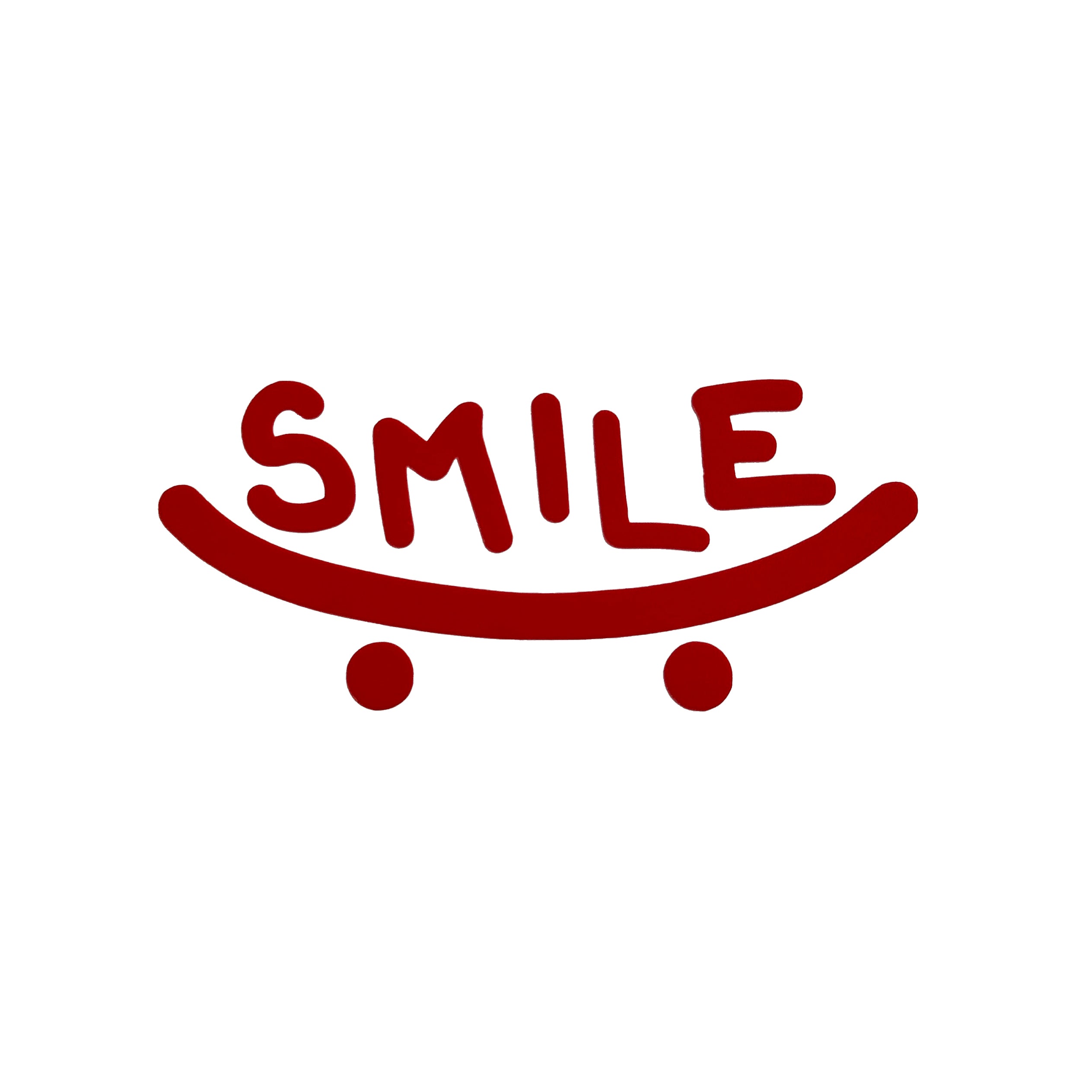 Smile decal
