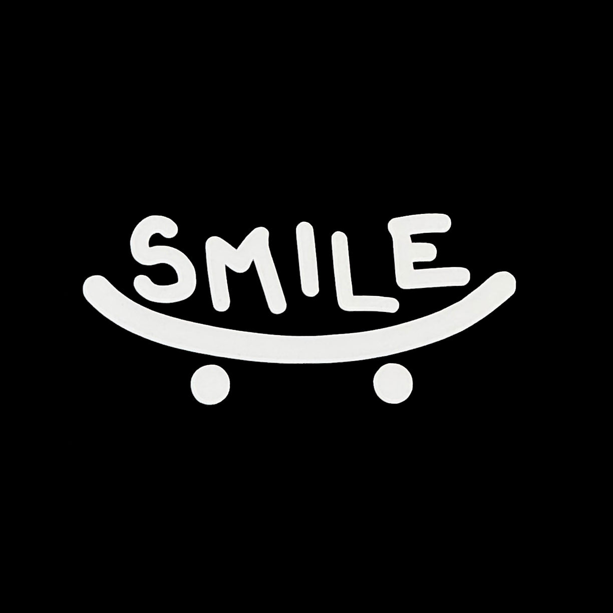 Smile decal